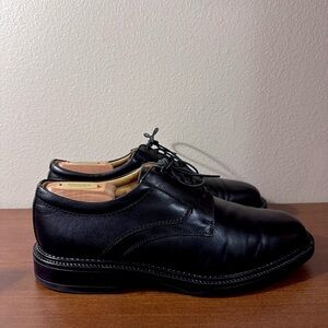 Stafford Black Leather Oxfords